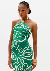 Super Midi Halter Neck Dress Lança Perfume