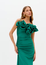 Ruffled Super Midi Dress Lança Perfume