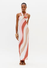 Vestido Maxi Halter Lança Perfume