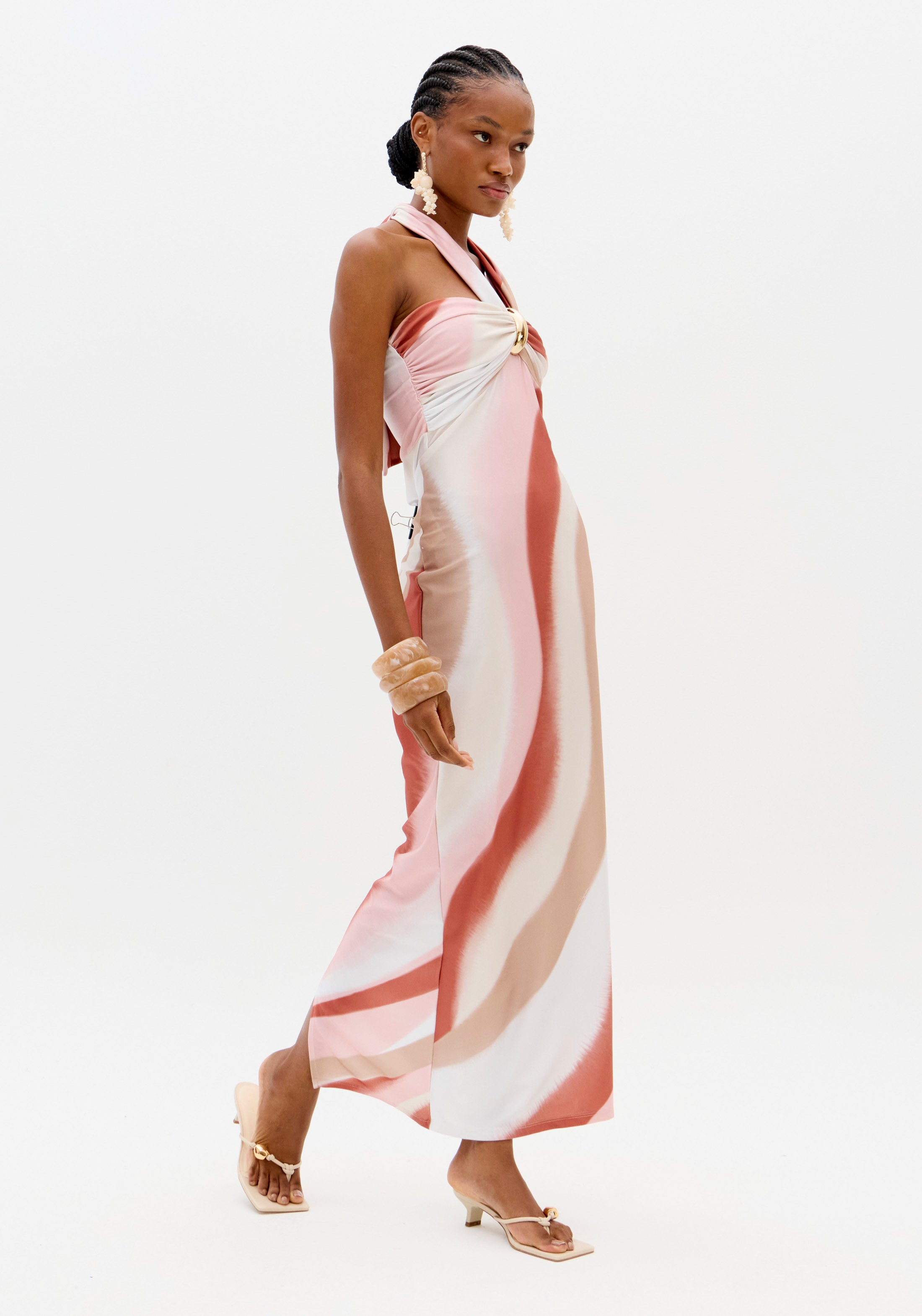 Vestido Maxi Halter Lança Perfume