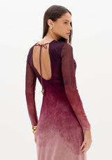 Vestido Comprido Estampado Lança Perfume
