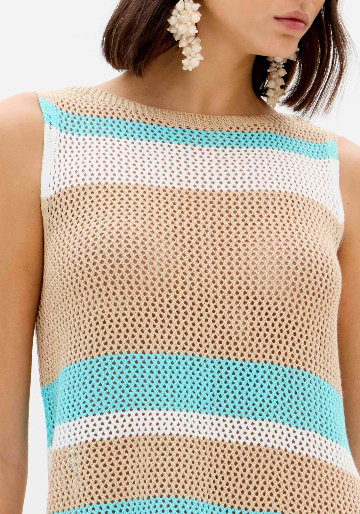 Longline Sleeveless Knit Top Lança Perfume