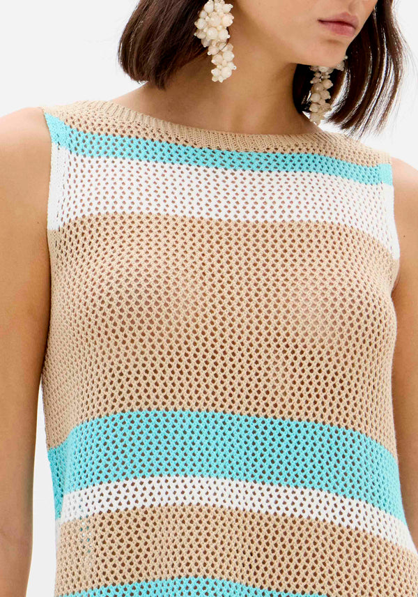 Longline Sleeveless Knit Top Lança Perfume