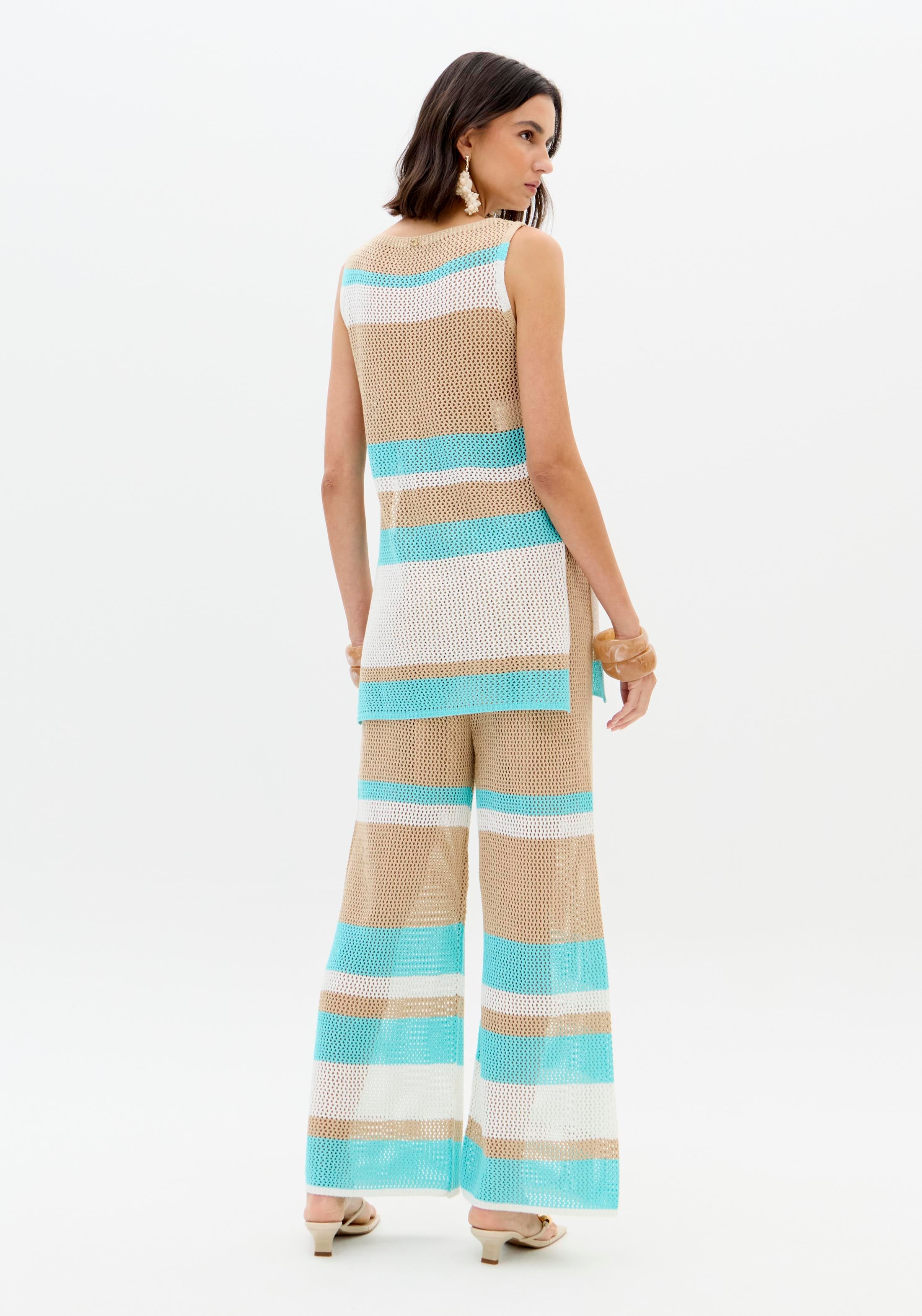 Longline Sleeveless Knit Top Lança Perfume