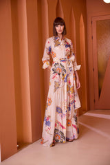 Vestido comprido estilo camisa Carla Ruiz
