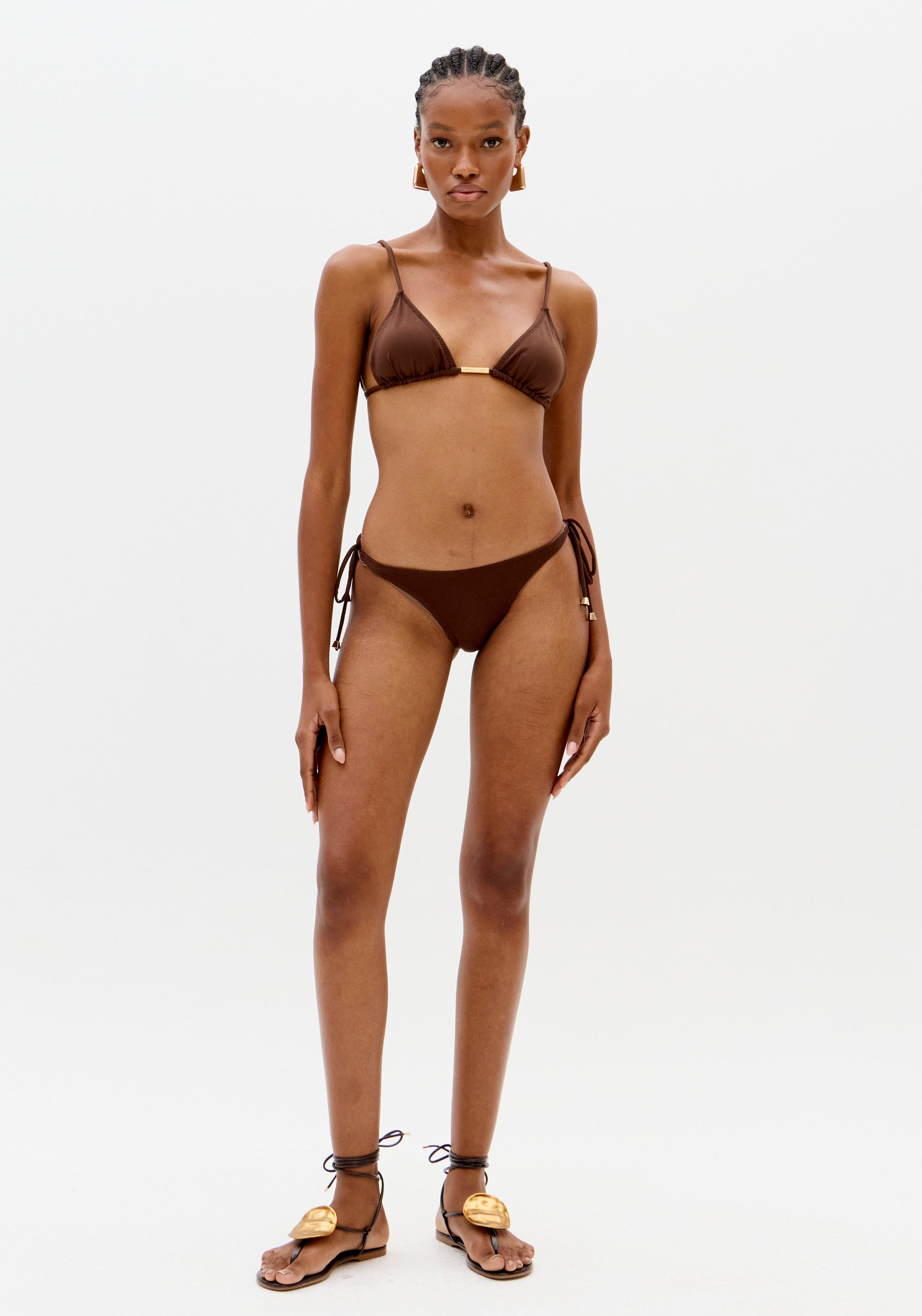 Classic Branded String Bikini Lança Perfume