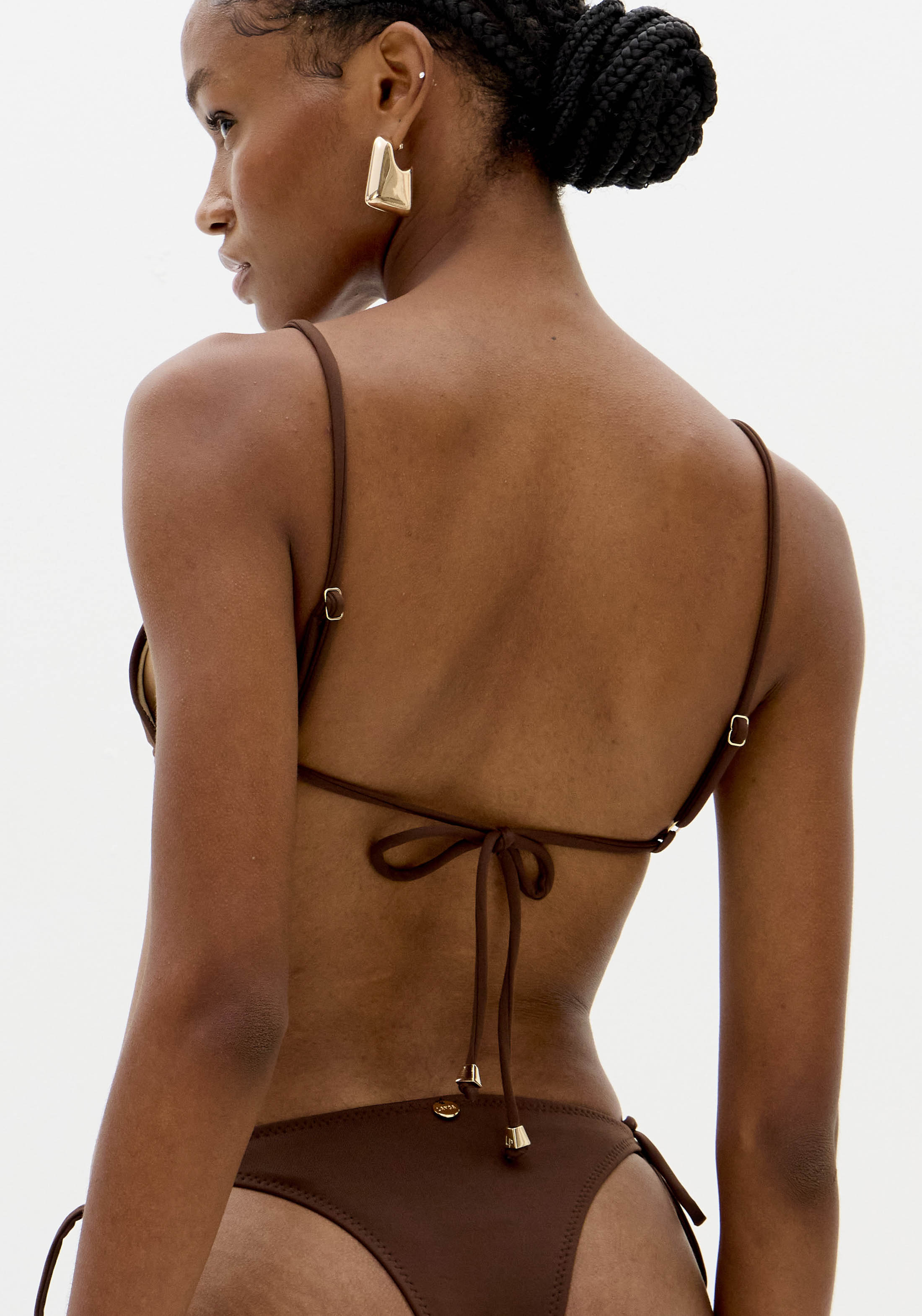 Classic Branded String Bikini Lança Perfume