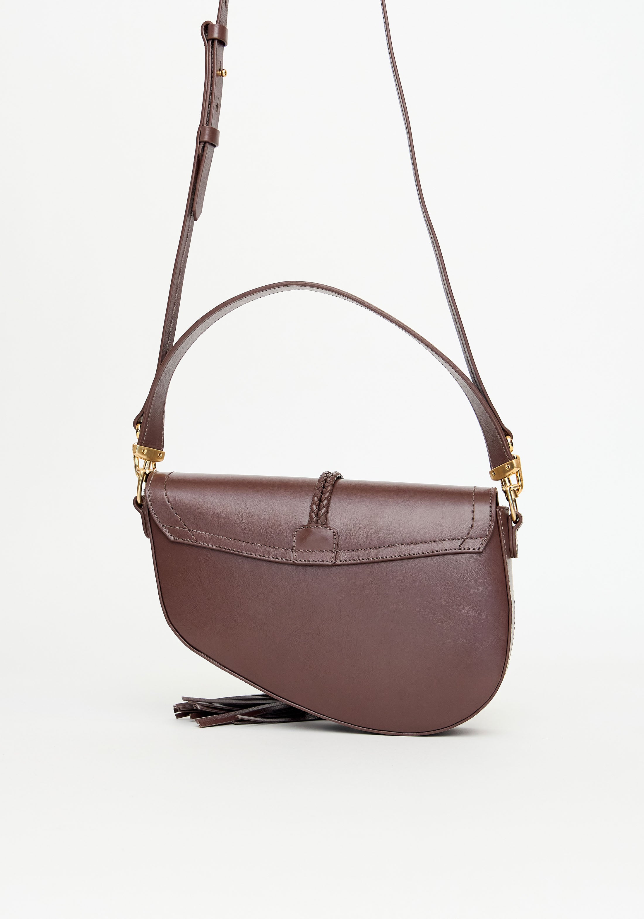 Shoulder Bag with Genuine Fur Tassel – LP Branding Lança Perfume