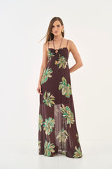 Long Printed Maxi Dress Colcci