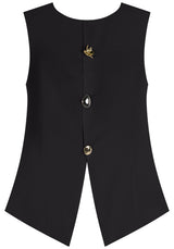Tailored waistcoat with Distinctive Buttons Lez a Lez