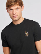 Black Double Horsemen T-Shirt U.S. Polo Assn.