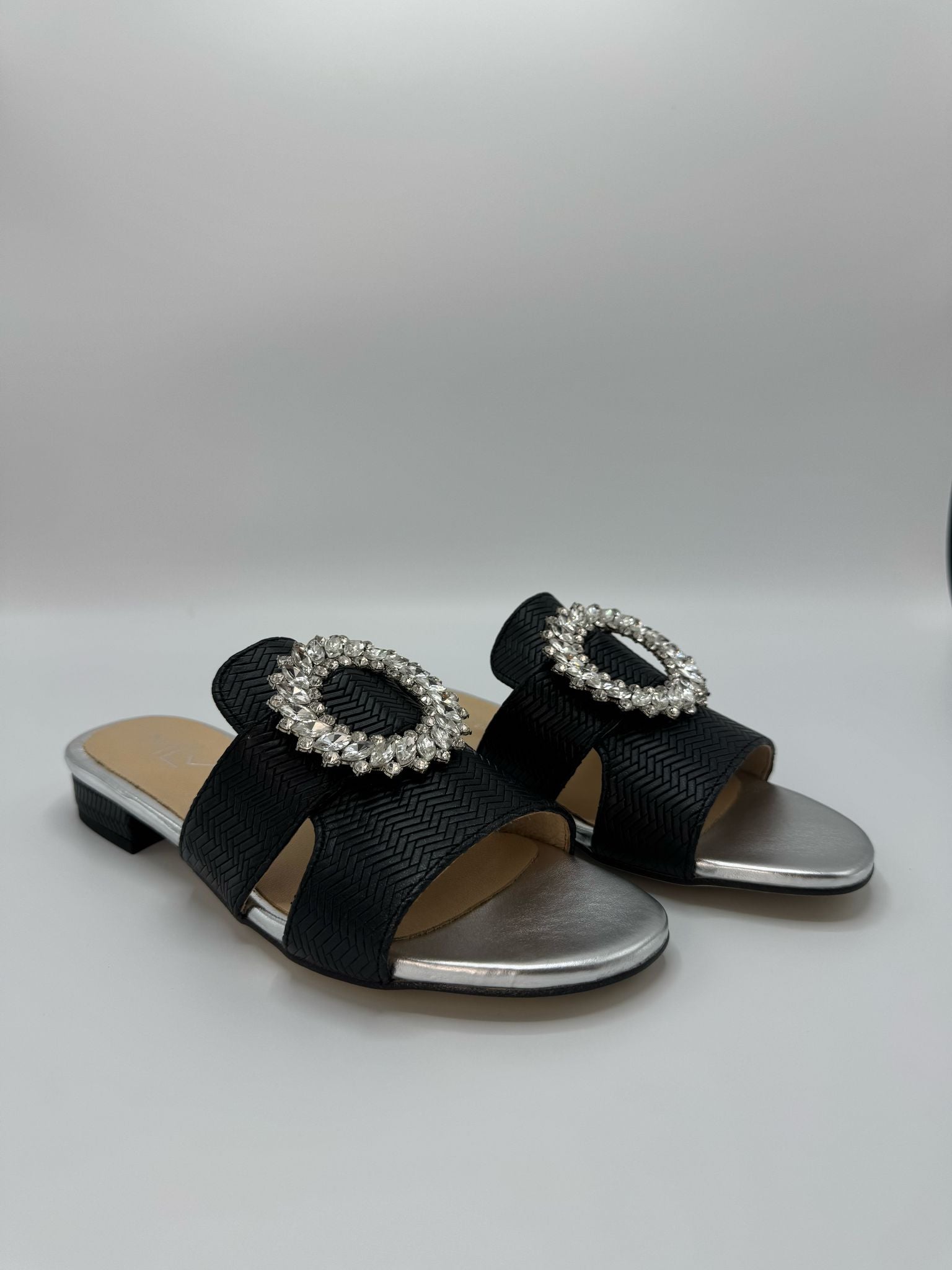 Carol42 Mid Block Heel Slip-On Sandals MLV