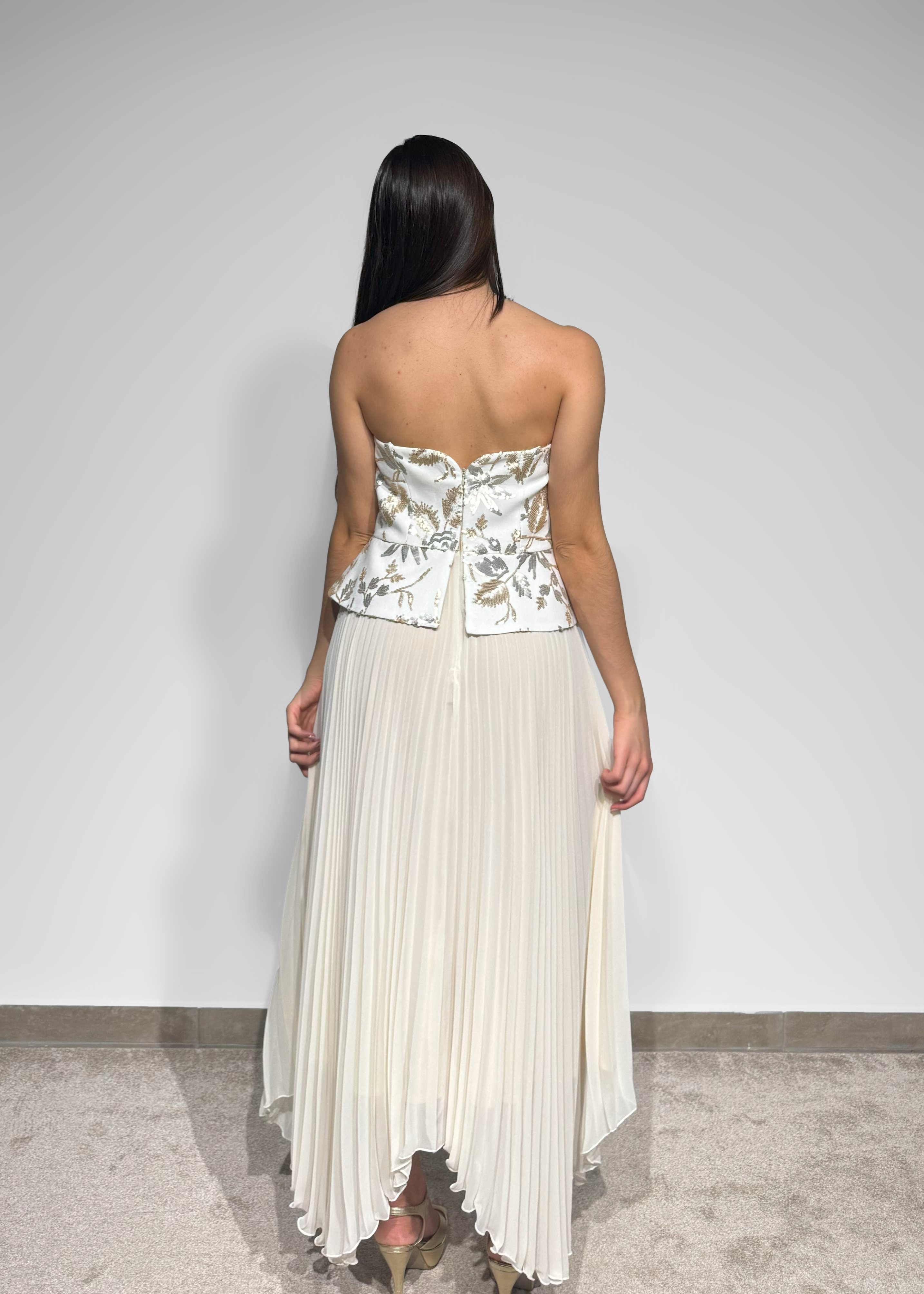 Vestido plissado Carla Ruiz