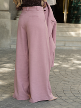 Tailored Wide Leg Pleated Trousers Sahoco