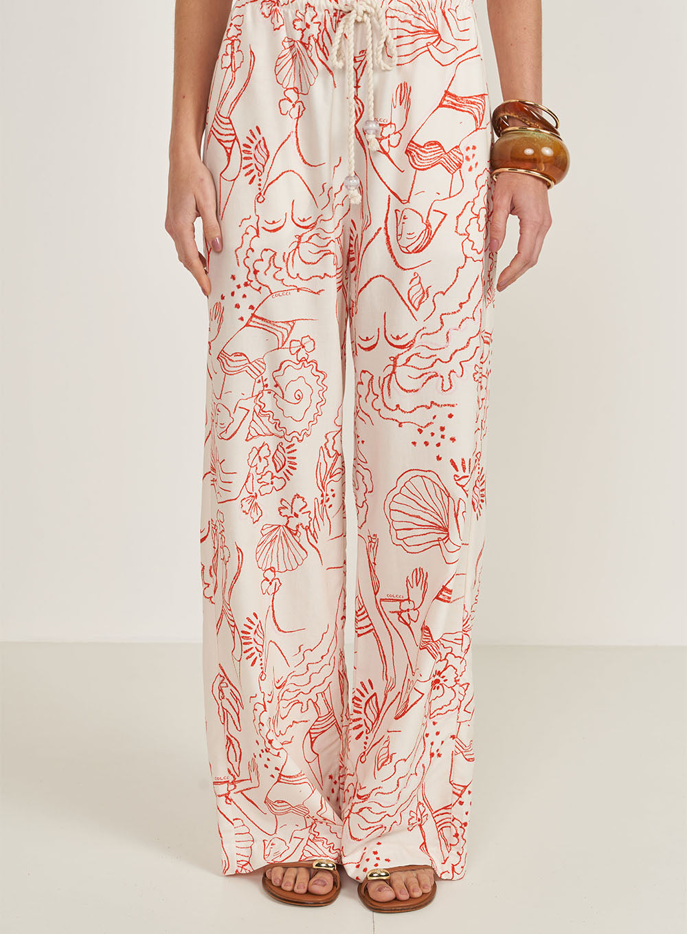 Jade Printed Trousers Colcci