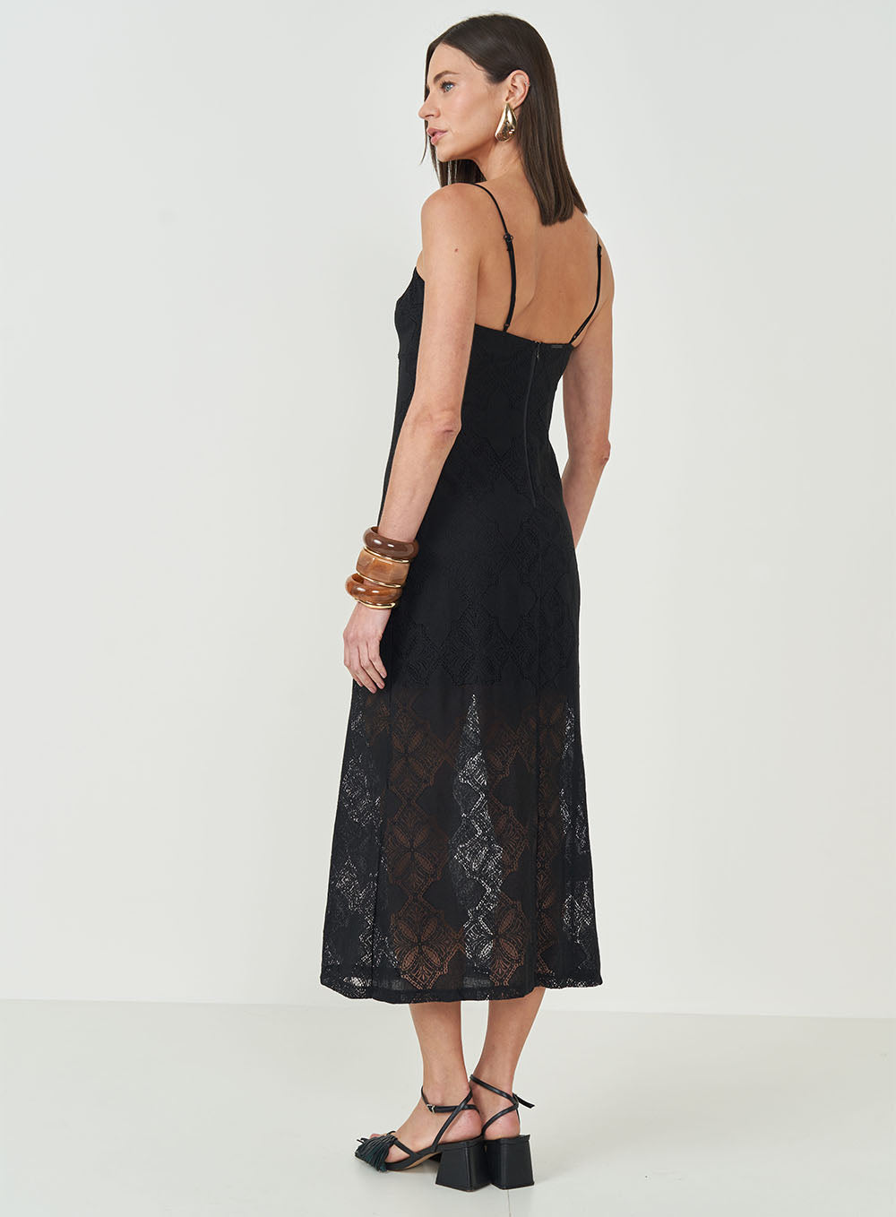 Comfort Lace Midi Dress Colcci