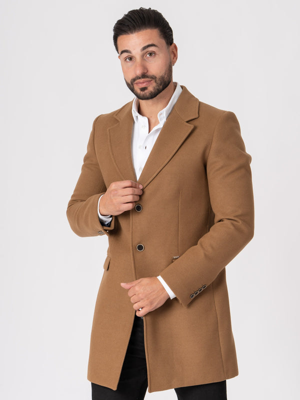 Sobretudo camel SMK