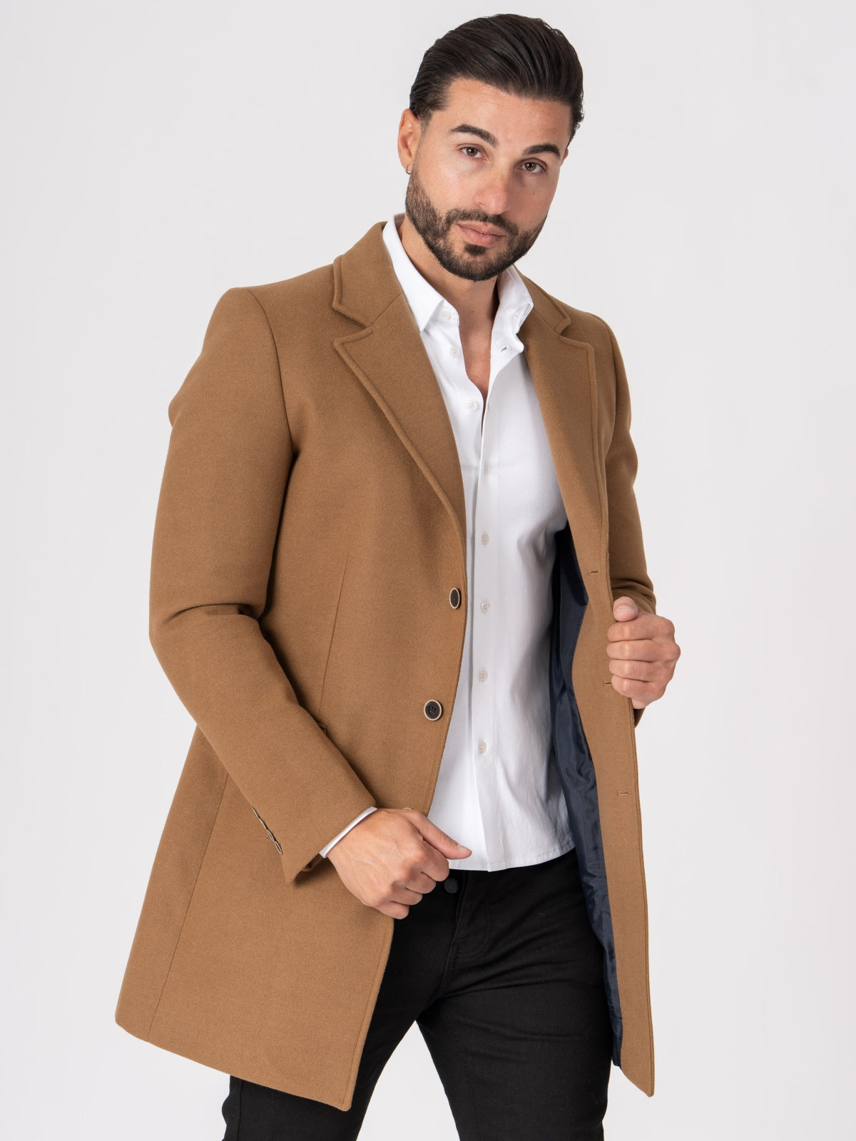 Sobretudo camel SMK