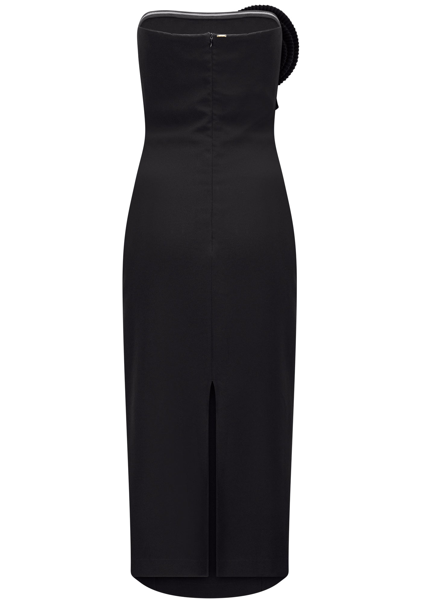 Vestido Alfaiataria Sem Alças com Flor Lez a Lez