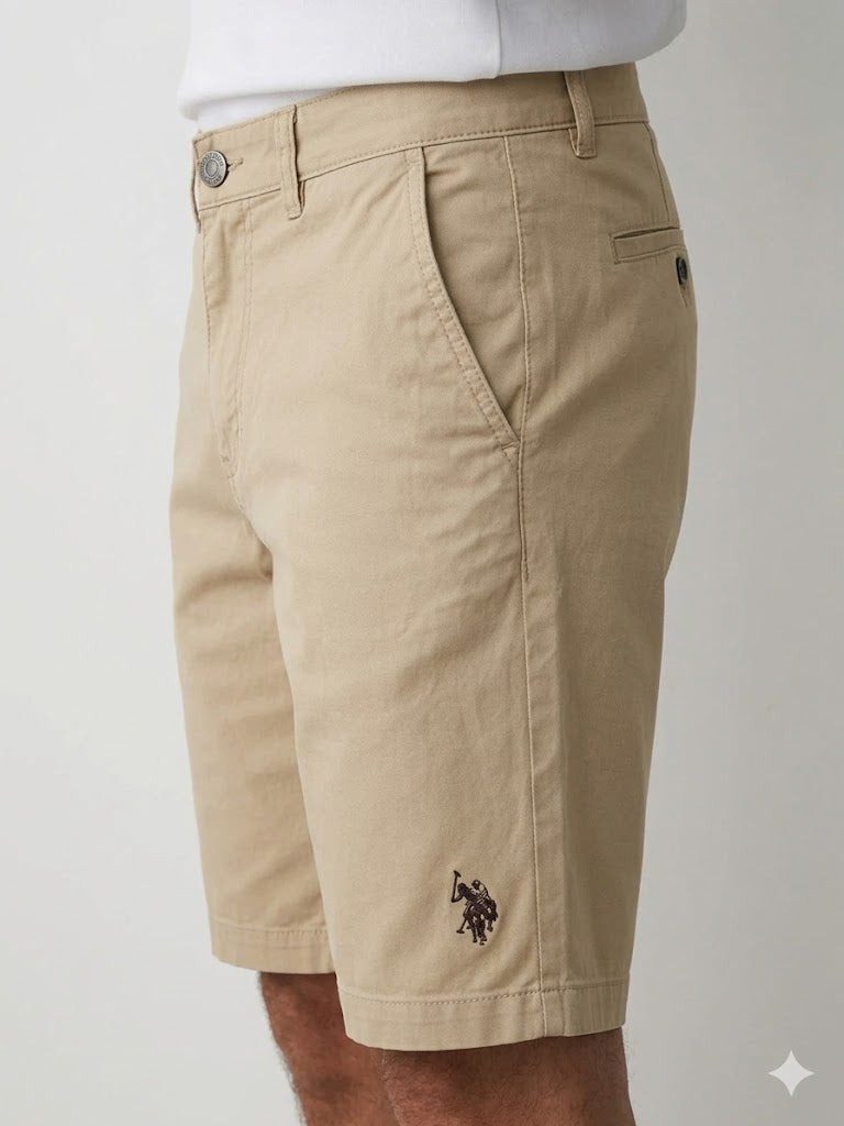 Men's Cotton Twill Chino Shorts U.S. Polo Assn.