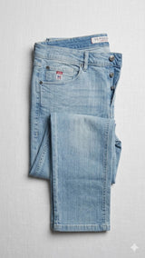 Bleach Blue Denim Tapered Fit Stretch Jeans U.S. Polo Assn.