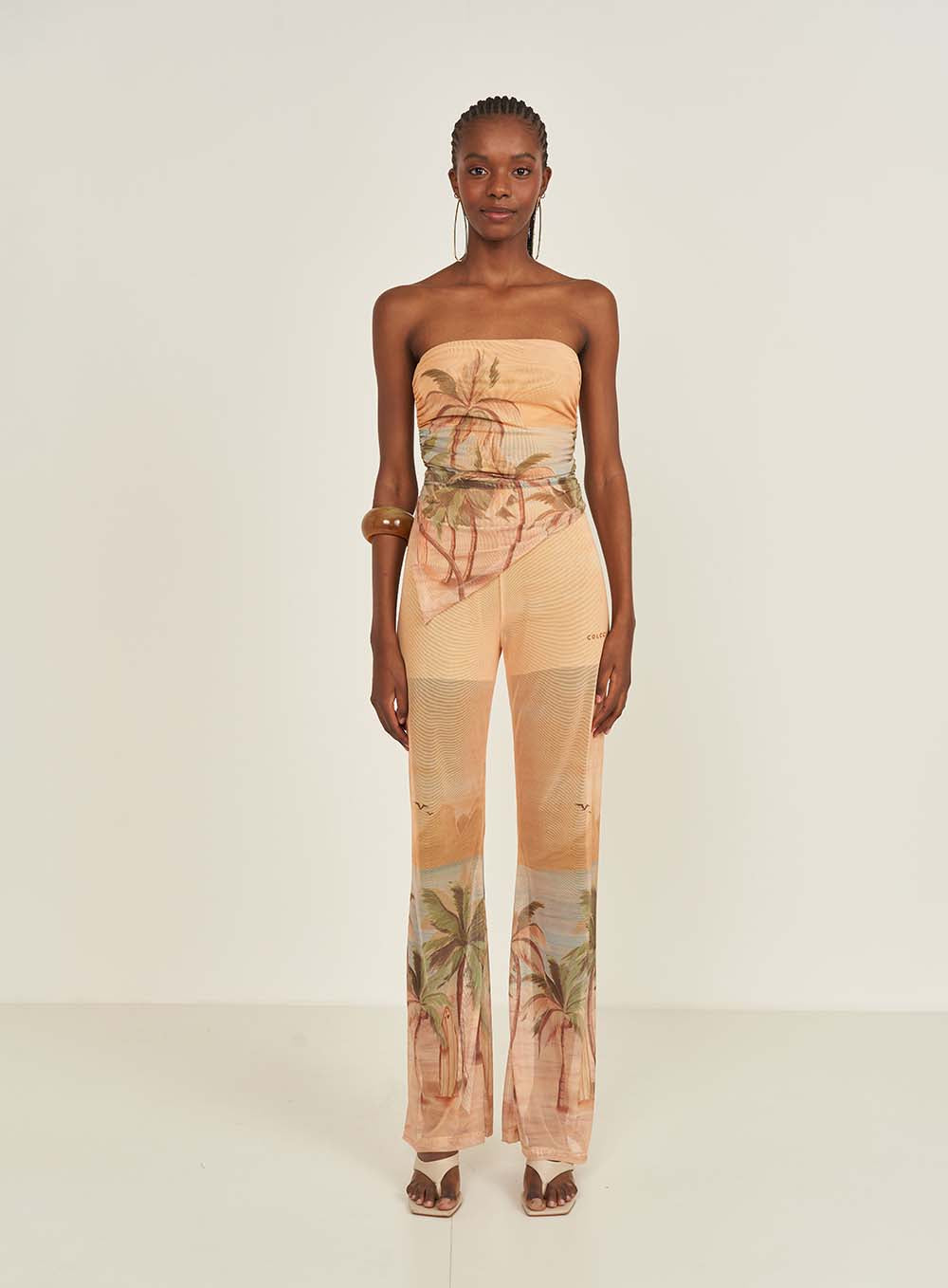 Top Tubo Slim Estampado Assimétrico Colcci