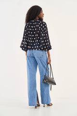 Juliette Embroidered Wide-Leg Jeans Colcci