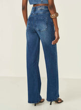 Jeans de Perna Direita Cintura Alta Berlim Colcci