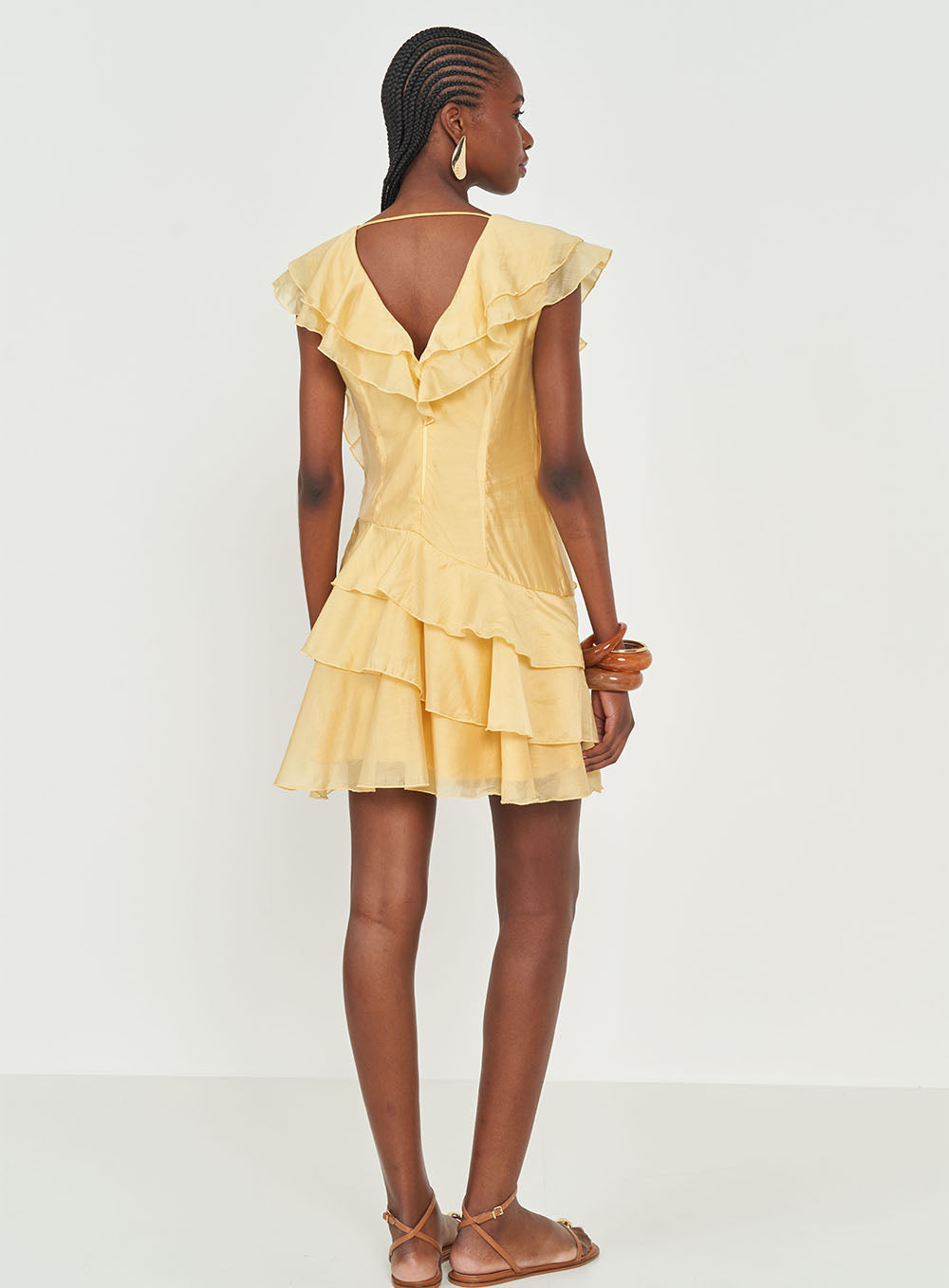 Ruffle Mini Dress Colcci