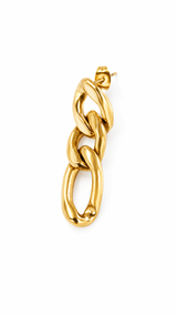 Golden Chain Link Earrings Jetlag