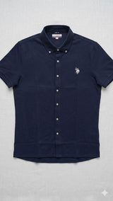 Blue Piqué Short Sleeve Polo Shirt U.S. Polo Assn.