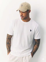 White Regular Fit Premium Signature T-Shirt U.S. Polo Assn.