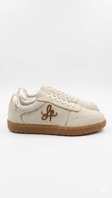 Leather Cursive Logo Sneaker Lança Perfume