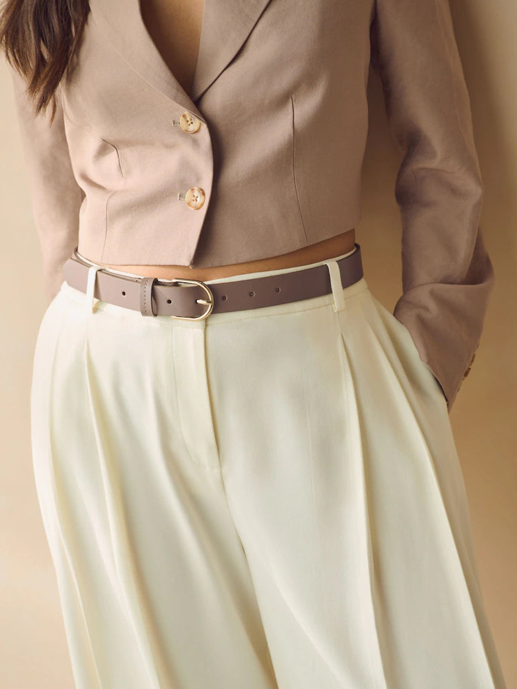 Women’s Plain Belt Rufel