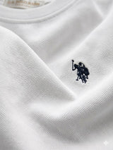 White Regular Fit Premium Signature T-Shirt U.S. Polo Assn.
