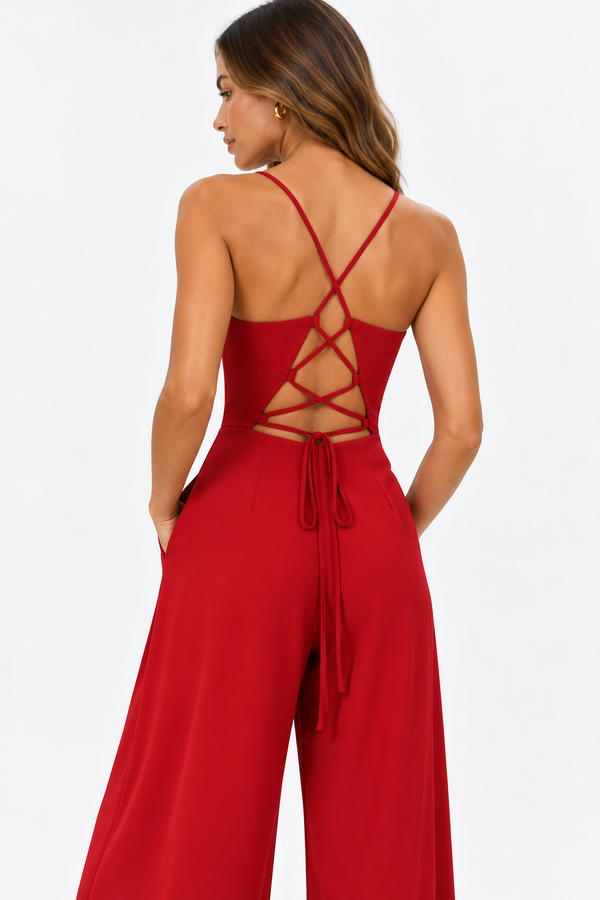 Jumpsuit with Thin Straps Arggido
