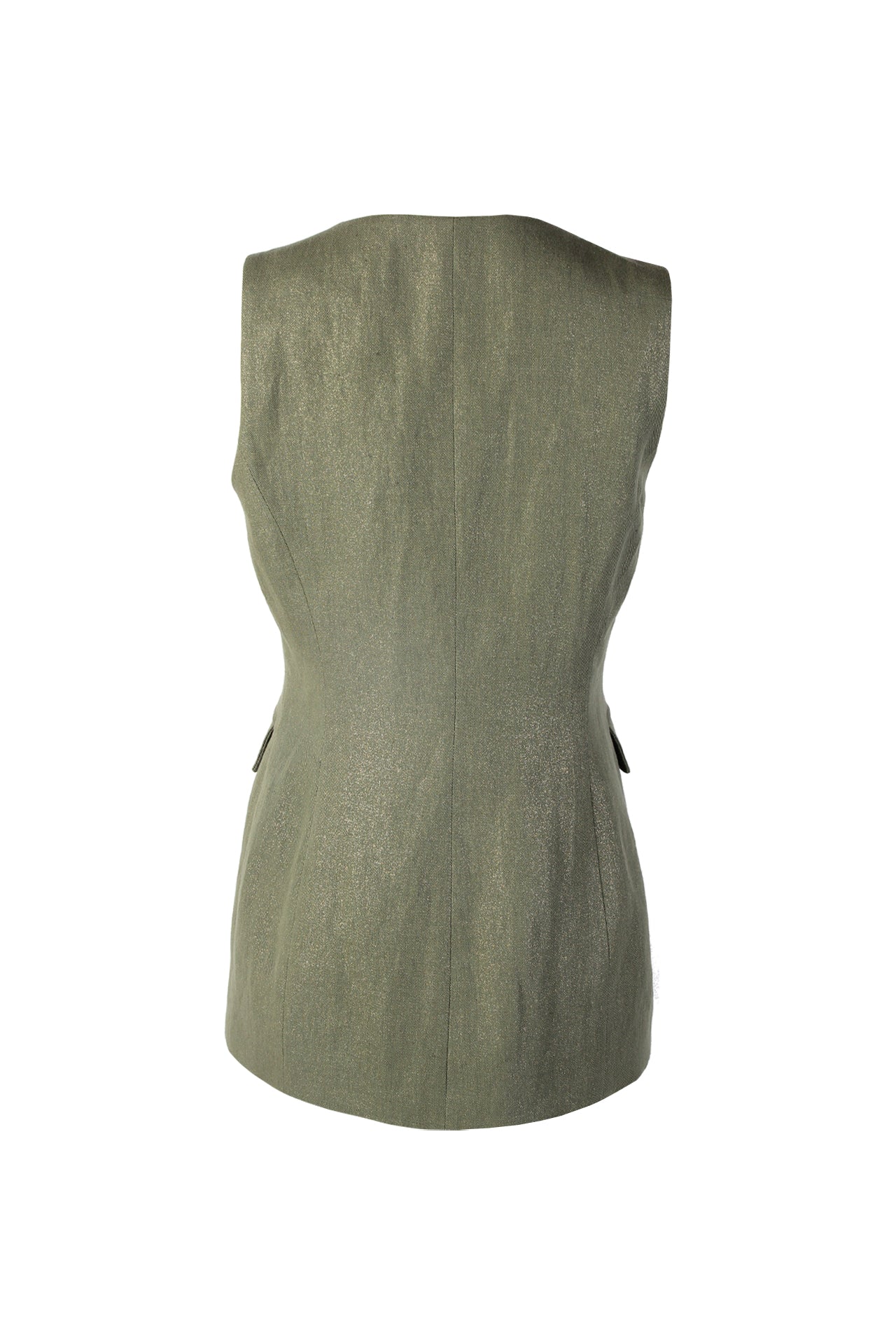 Long Linen Vest Sahoco