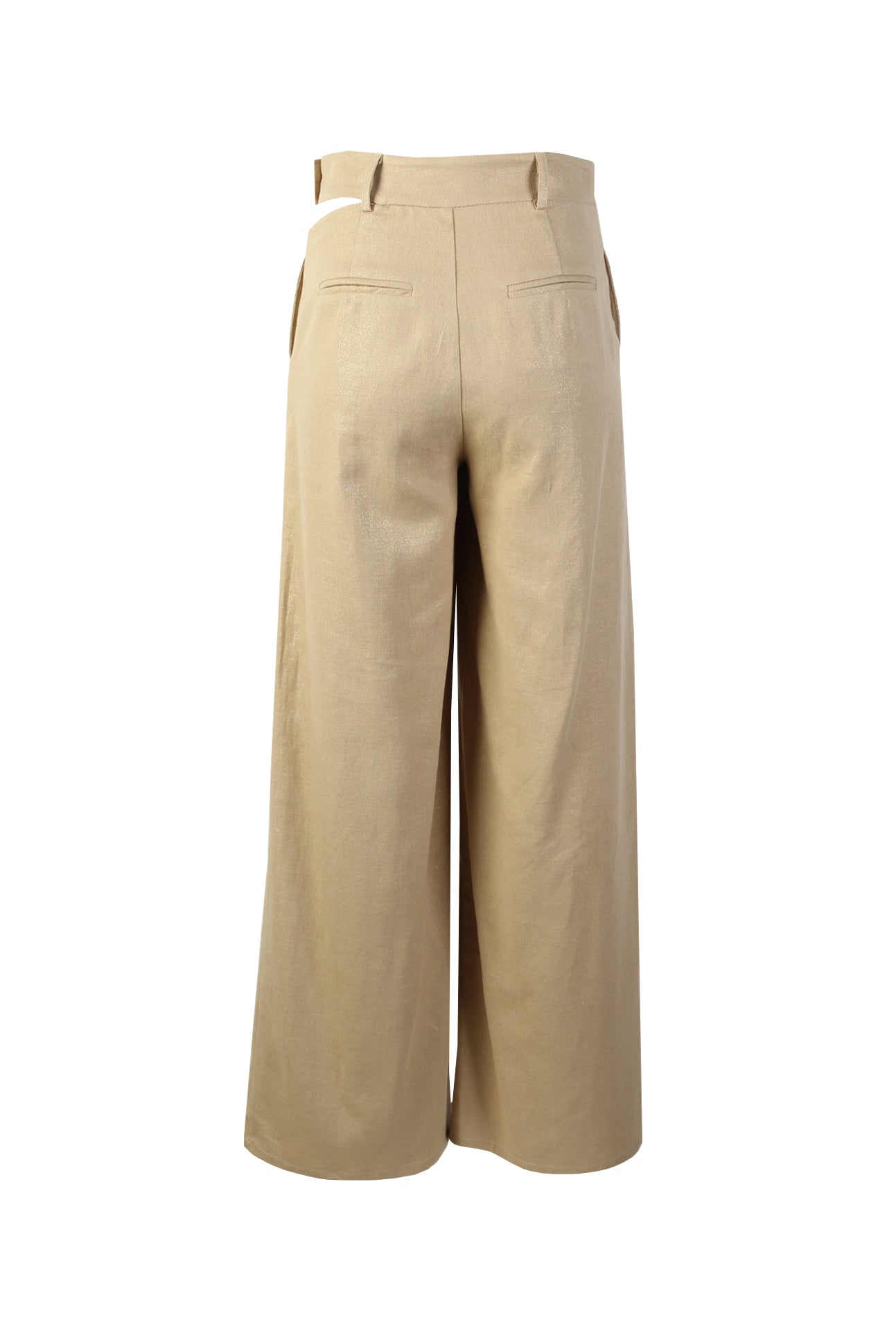 Linen Trousers with Crossover Waist Sahoco