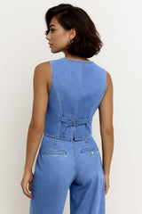 Denim Vest Sahoco