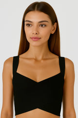 Cut-Out Side Crop Top Sahoco