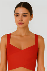 Cut-Out Side Crop Top Sahoco