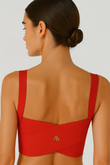 Cut-Out Side Crop Top Sahoco