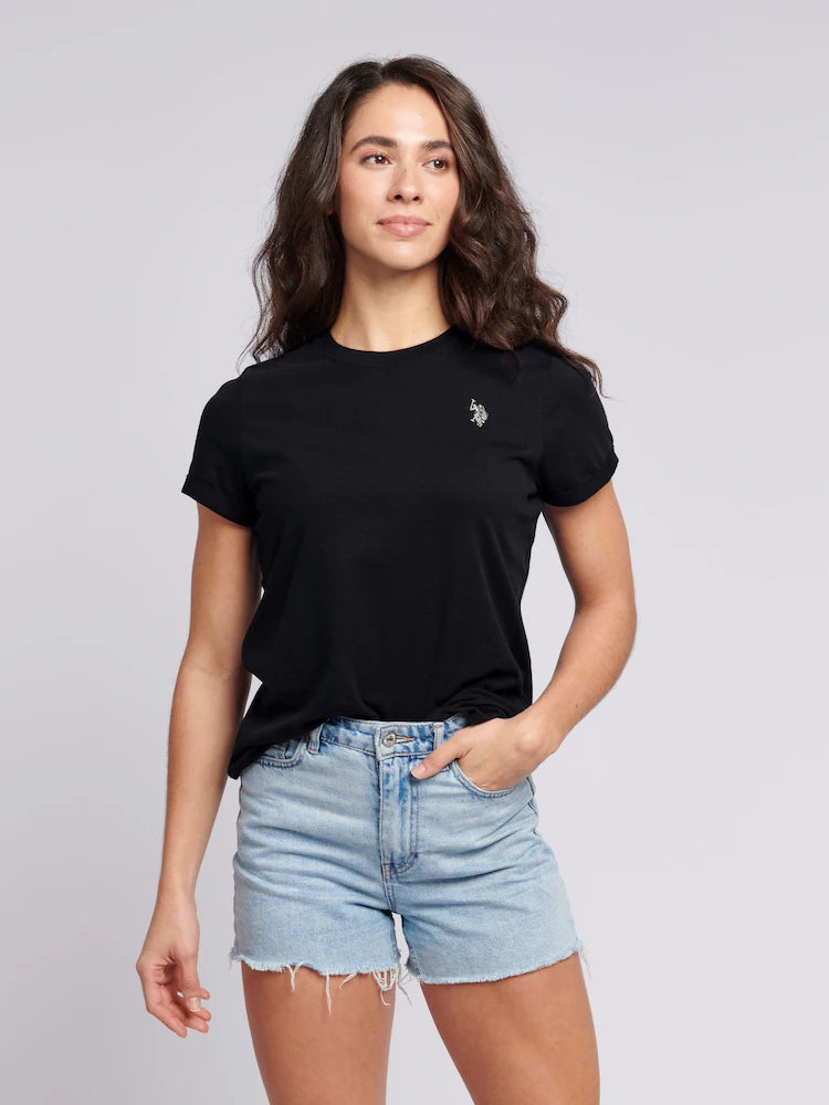 Crew Neck Double Horsemen T-Shirt U.S. Polo Assm.