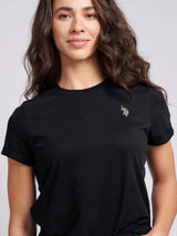 Crew Neck Double Horsemen T-Shirt U.S. Polo Assm.