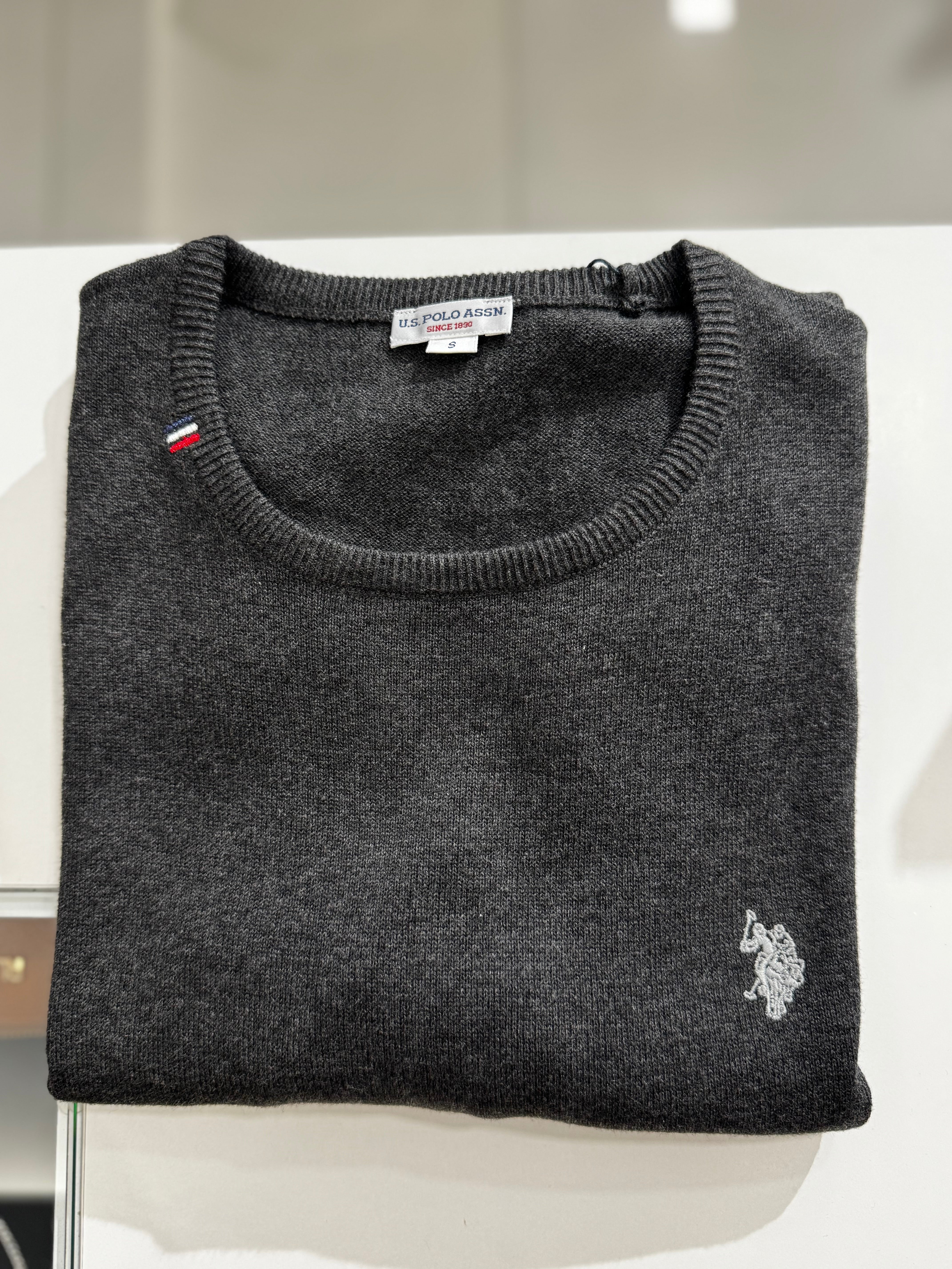 Solid Crew Neck Sweater U.S.Polo Assm.