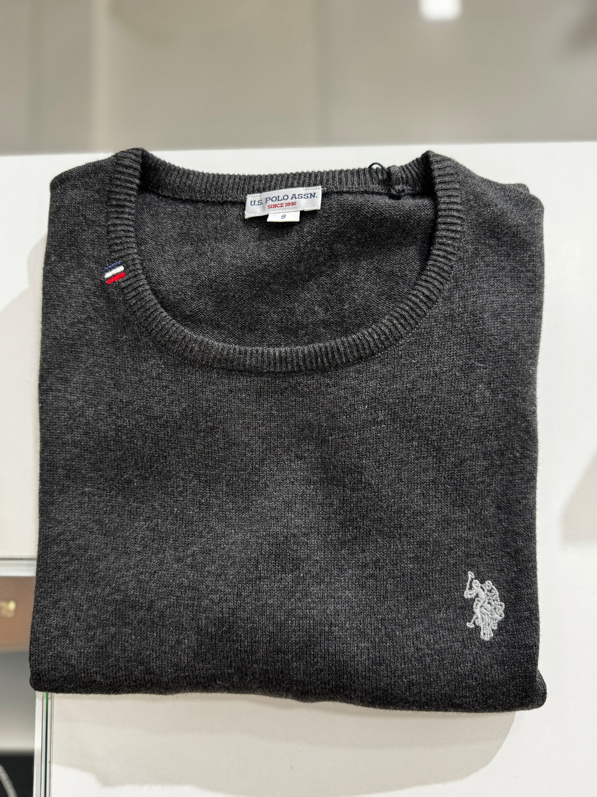 Camisola Lisa de Gola Redonda U.S.Polo Assn.