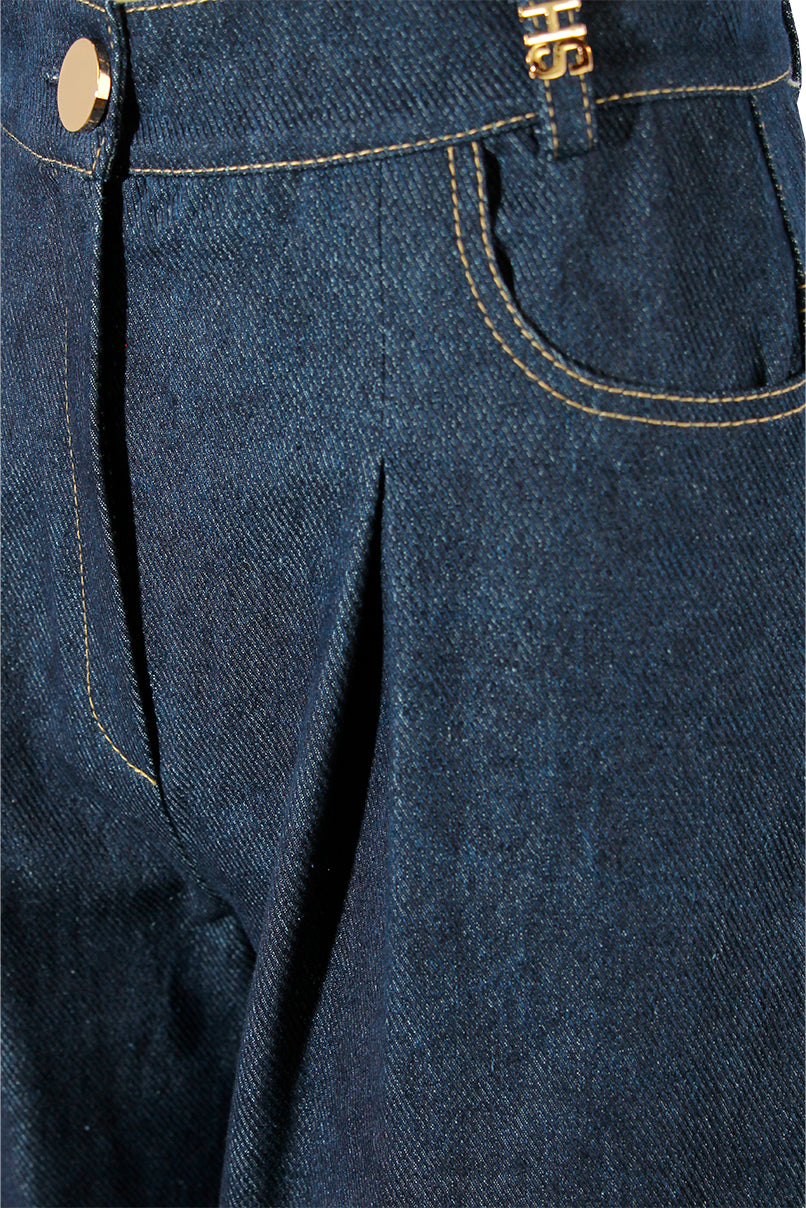 Wide Leg Denim Jeans Sahoco