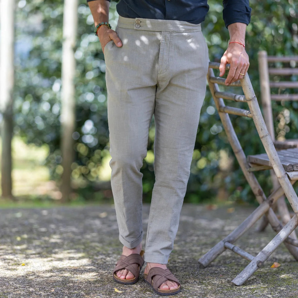 Calça de Linho Tespasse Zolf