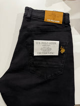Black Tapered Fit Jeans U.S. Polo Assn.