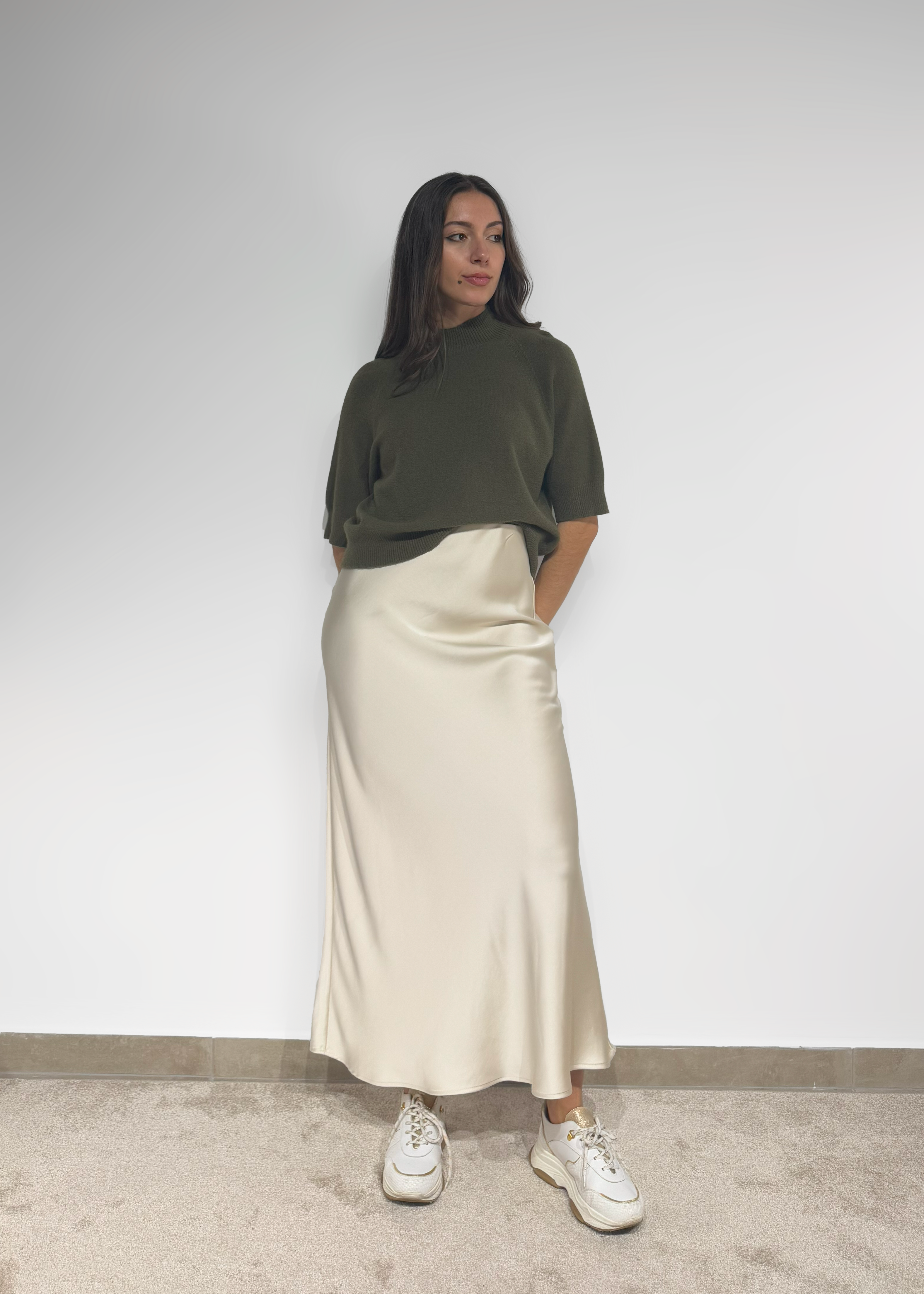 Saia acetinada maxi Imperial